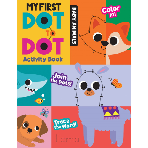 My First Dot to Dot Activity Book - Baby Animals | Whimsy On Main